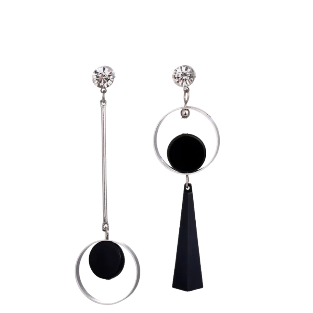 Asymmetrical 2025 earrings korean