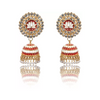 Lotus Shape Jhumka Earrings for Festive/ Party for Women and Girls