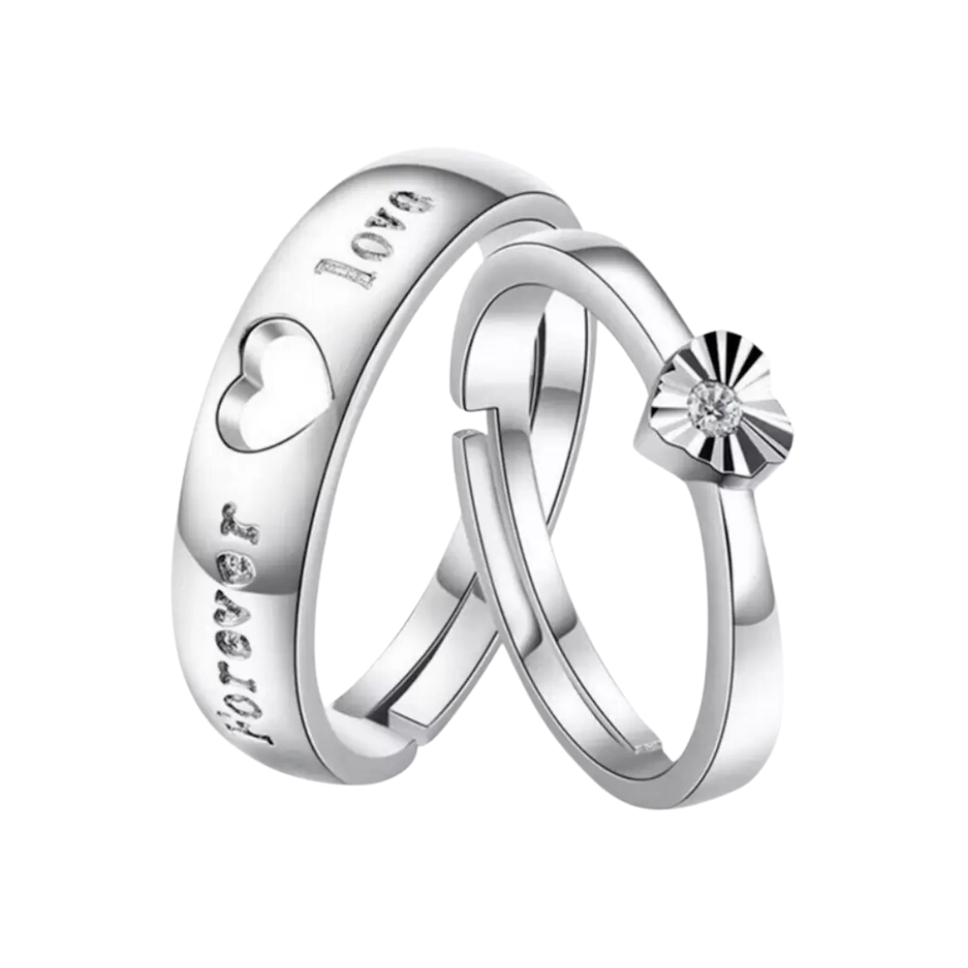 Forever love couple outlet rings
