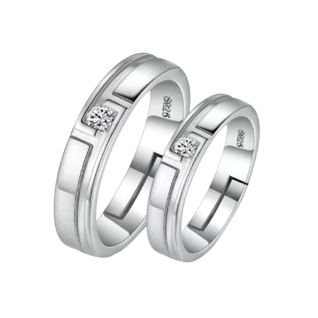 Stylish on sale couple rings