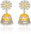 Nilu's Collection Handcrafted with Pearl Meenakari Jhumka | Wedding Jewellery