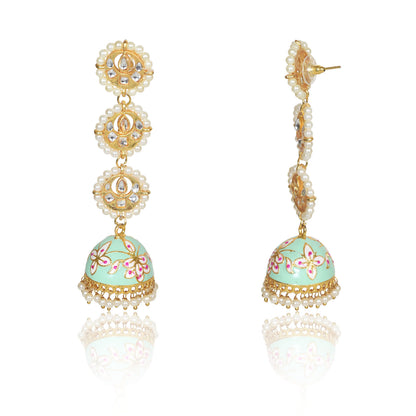 Handmade Kan Ka Jhumka Earrings | Designed for Traditional look Wedding Party