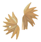 Gold Plated Leaf Earrings Studs | gift for her | Gifts For Women & girls