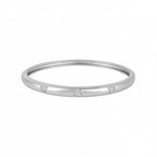 Nilu's Collection Silver Plated Kada Bracelet For Women And Girls