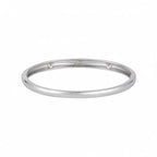 Nilu's Collection Silver Plated Kada Bracelet For Women And Girls