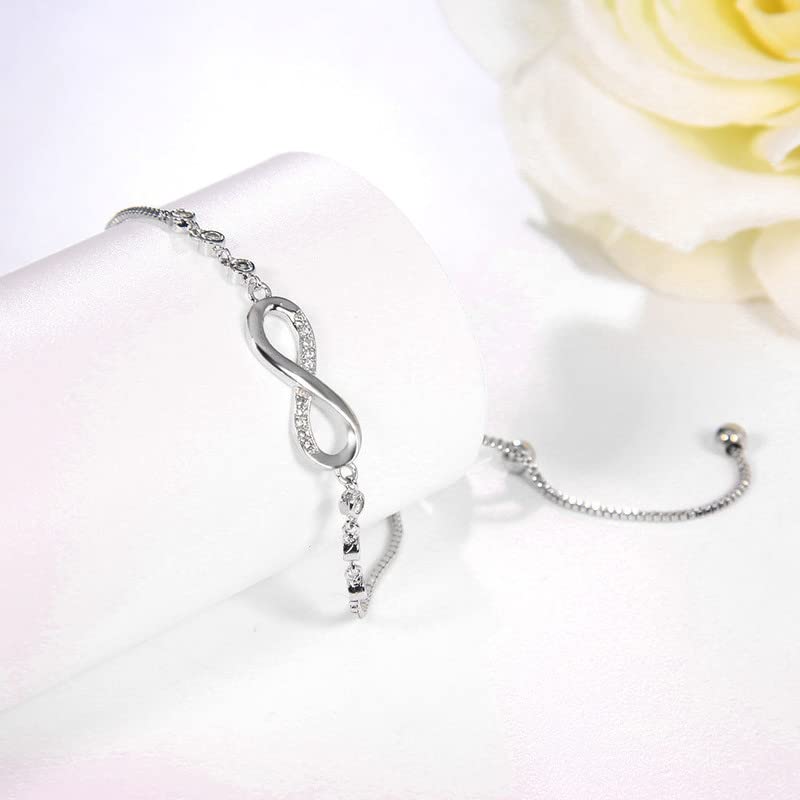 Fashion Silver Color Dreamcatcher Bracelet Women Elegant Adjustable Tassel  Feather Charm Bangle Bracelet Birthday Jewelry Gift
