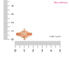 Rose Gold Plated | American Diamond Studded | Adjustable | Finger Ring for Women and Girls, Style 11