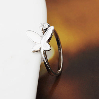 Everyday Wear Butterfly Adjustable Ring for Girls