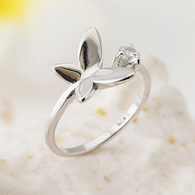 Everyday Wear Butterfly Adjustable Ring for Girls