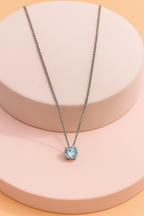 Nilu’s Collection Silver Plated Jewelry Set for Women – Necklace, Earrings & Bracelet with Sparkling AD Stones  | Elegant Gift Box for Weddings, Parties & Anniversaries