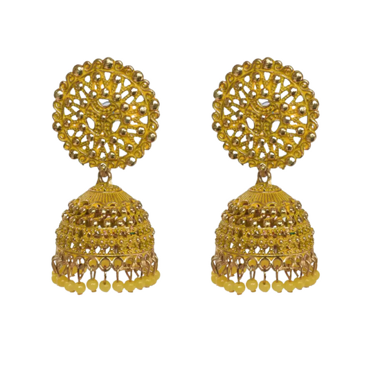 Ethnic Oxidised Jhumka Earrings for Women and Girls