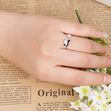 Everyday Wear Butterfly Adjustable Ring for Girls