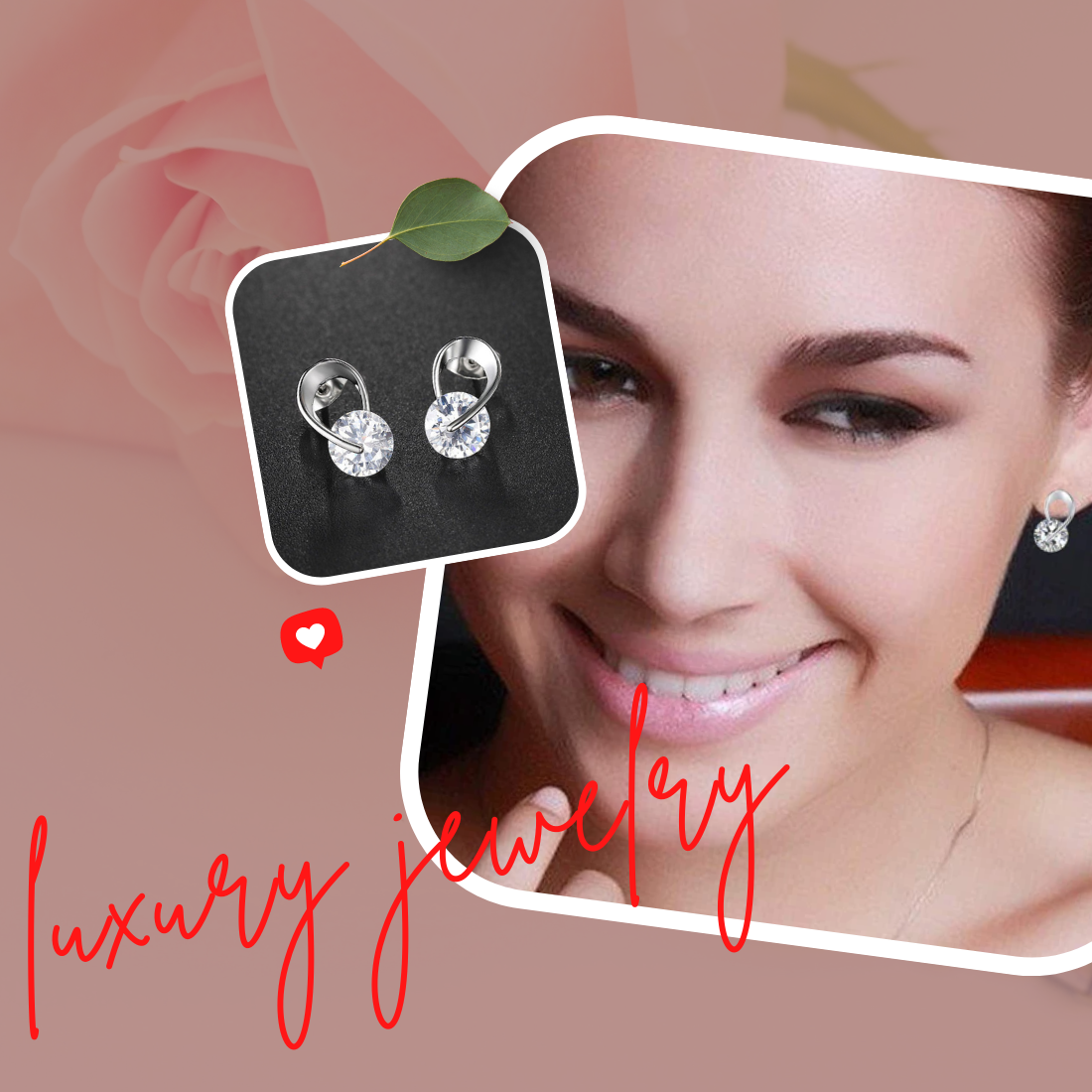 Trendy Silver Plated Zircon Stone Earring for Girls & Women