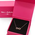Gift Rose Gold Plated Necklace With Bracelet For Women And Girls