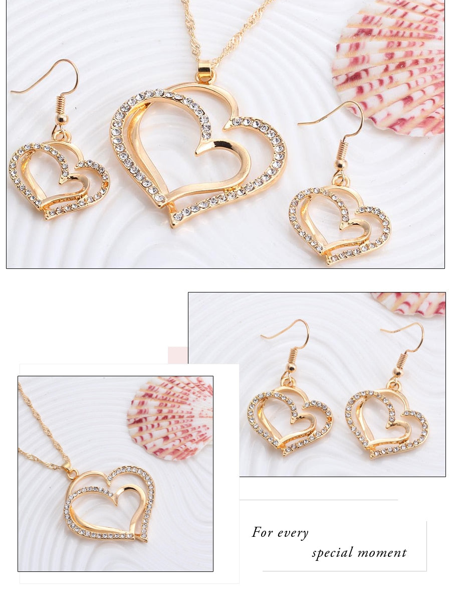 Wow Wedding/ Party Jewellery Set |Gold Plated Necklace and Earrings Set for Women