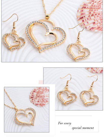 Wow Wedding/ Party Jewellery Set |Gold Plated Necklace and Earrings Set for Women