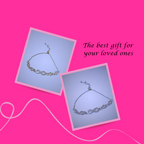Silver Plated Infinity Bracelet for Girls