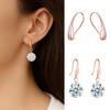 Trender Touch Duo Water Drop Studs and Crystal Hanging Earrings Value Set For Girls