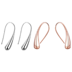 Combo of 2 Pair Earring Fashion Jewellery, Trendy Lightweight Water Drop Stud Earrings, Perfect for Girls and Women