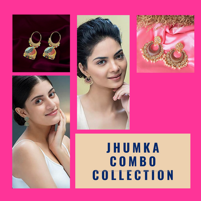 Big Traditional Jhumka Earrings for Women and Girls, Indian Ethnic Jhumki Collection, Wedding and Festival Wear