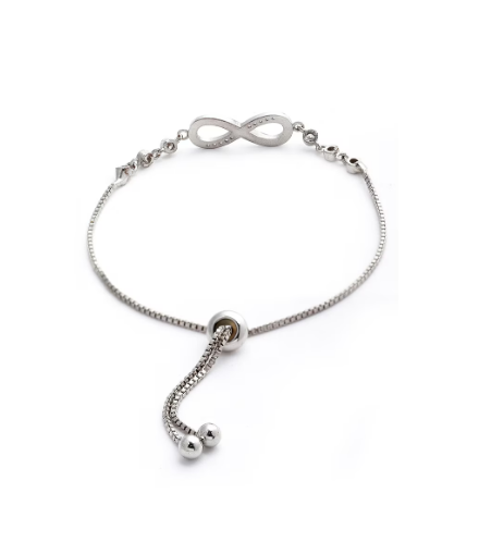 Silver Plated Infinity Bracelet for Girls