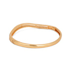 Nilus Collection Rose Gold Plated Kada with Sparkling AD Stones Foe Women And Girls | Anti -Tranish | Anti-Allergy |Office Wear |