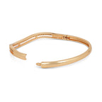 Nilus Collection Rose Gold Plated Kada with Sparkling AD Stones Foe Women And Girls | Anti -Tranish | Anti-Allergy |Office Wear |