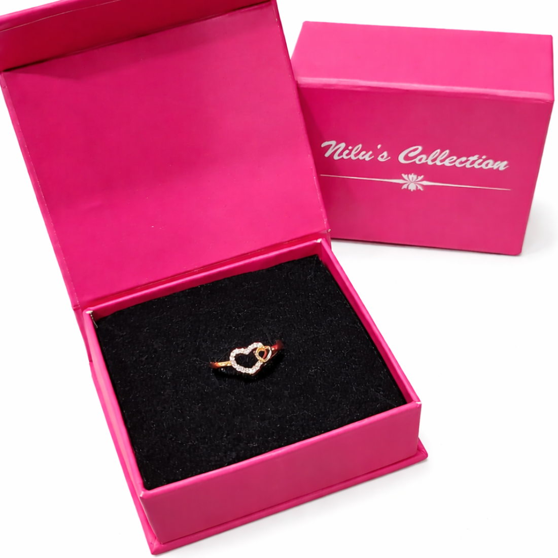 Gift Rose Gold PLated Necklace Set For Women And Girls