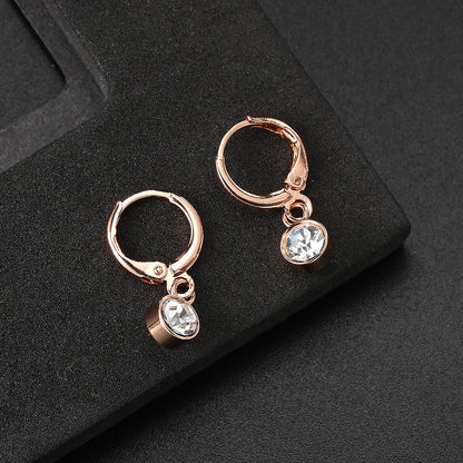 Rose Gold Plated Drop & Dangler Earrings, Clip-on Earrings for Girls & Women