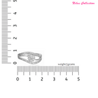 Silver Plated | Adjustable| American Diamond Studded | Finger Ring for Women and Girls, Style 1