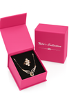 Gift Rose Gold Plated Mangalsutra With Adjustable Finger Ring for Women & Girls