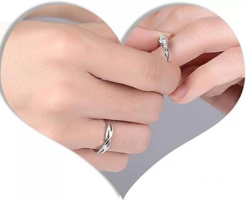 Stylish Adjustable Couple Ring| Valentine Gift ,Wedding, Engagement