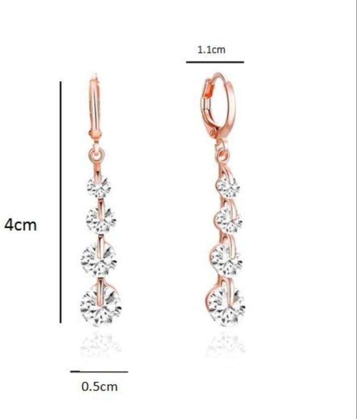 Flower Shaped French Earrings, Colorful Gold, Korean Zircon For Women,  Exquisite, New Collection at Rs 65/pair | Studs Korean Earrings in New  Delhi | ID: 2852979823891