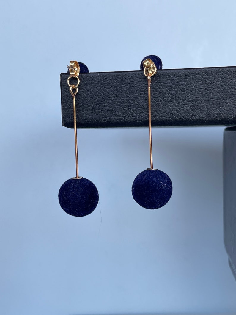 Amazon.com: 14K Yellow Gold Ball Drop Earrings: Clothing, Shoes & Jewelry