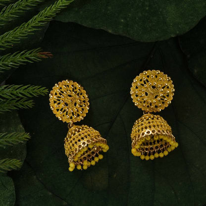 Ethnic Oxidised Jhumka Earrings for Women and Girls