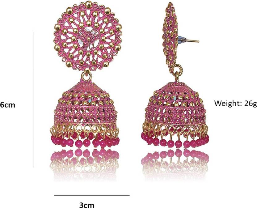 Buy Oxidized Antique Golden Copper Jhumka/handmade Ethnic Earrings/indian Jhumka  Earrings/medium Size Jhumka Earrings Online in India - Etsy