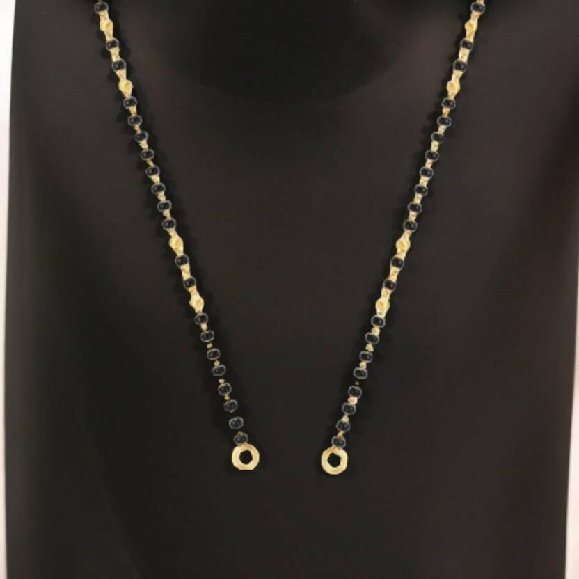 American Diamond Rose Gold Plated Designer Mangalsutra Pendant for Girls and Women (With Chain)