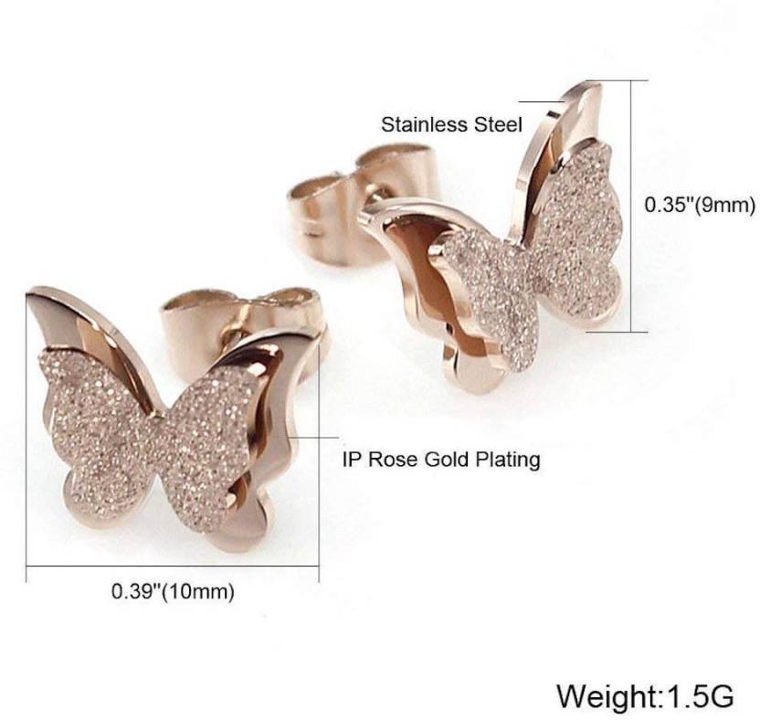 Blisse Allure 925 Sterling Silver Rose Gold Five Leaves With White CZ –  Blisseallure.in