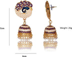 Nilu's Collection Party & Wedding Collection Peacock Shape Jhumka Earrings for Women and Girls