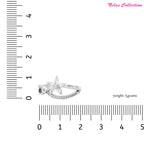 Plated Elegant American Diamond Studded Sparkling Adjustable Finger Ring for Women and Girls