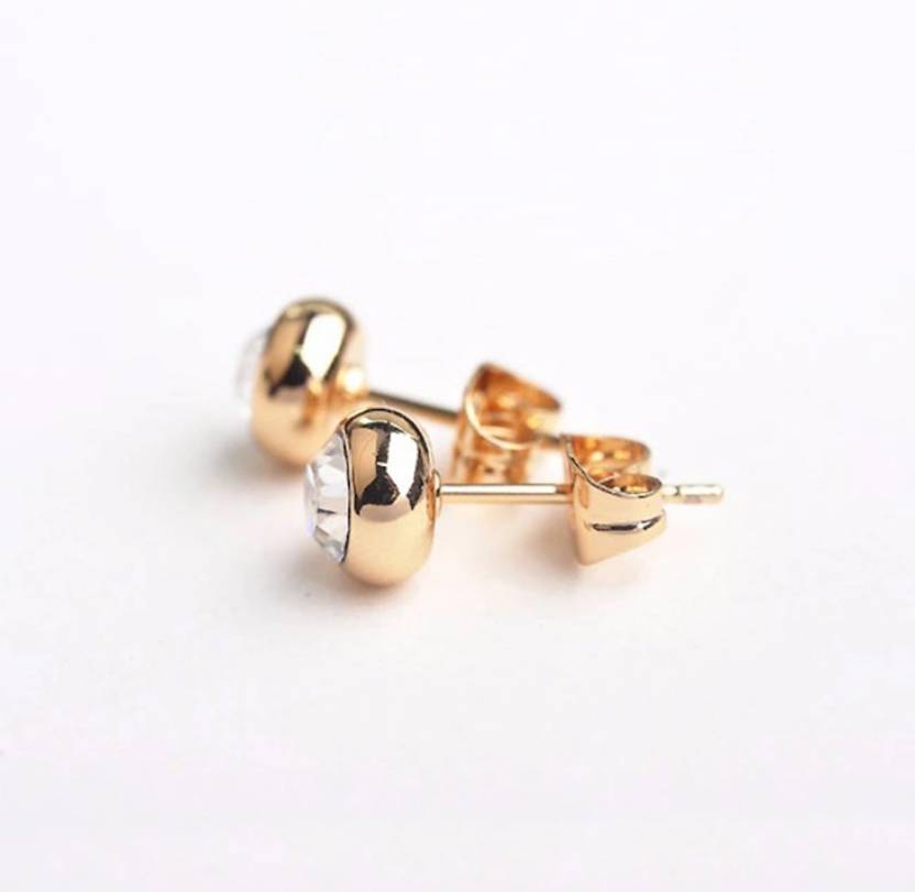 Daily Wear Gold And Silver Colour Stud Earrings Combo Of 3 – Priyaasi