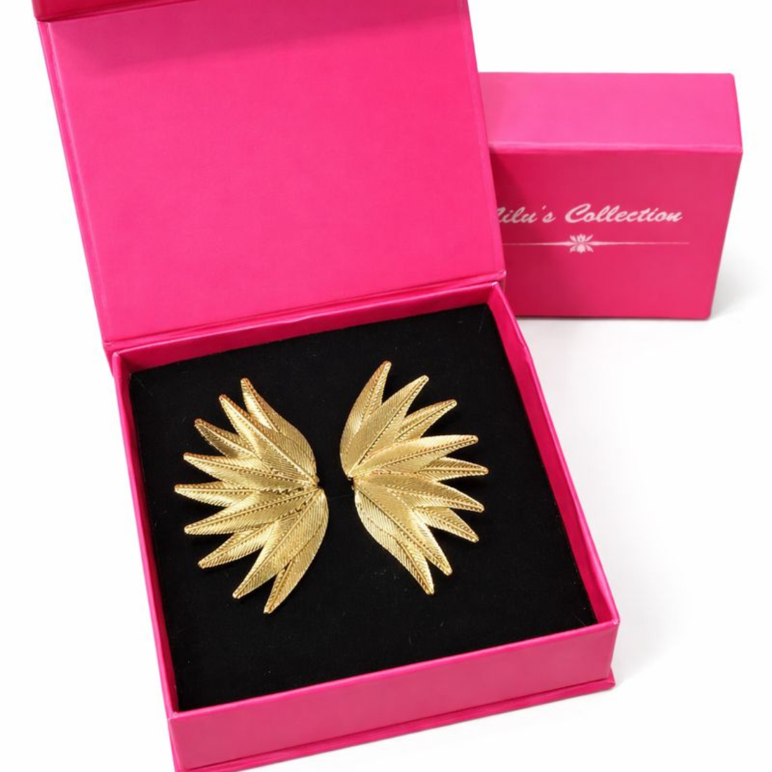 Gift Gold Plated Modern Statement Earrings Set For Women And Girls