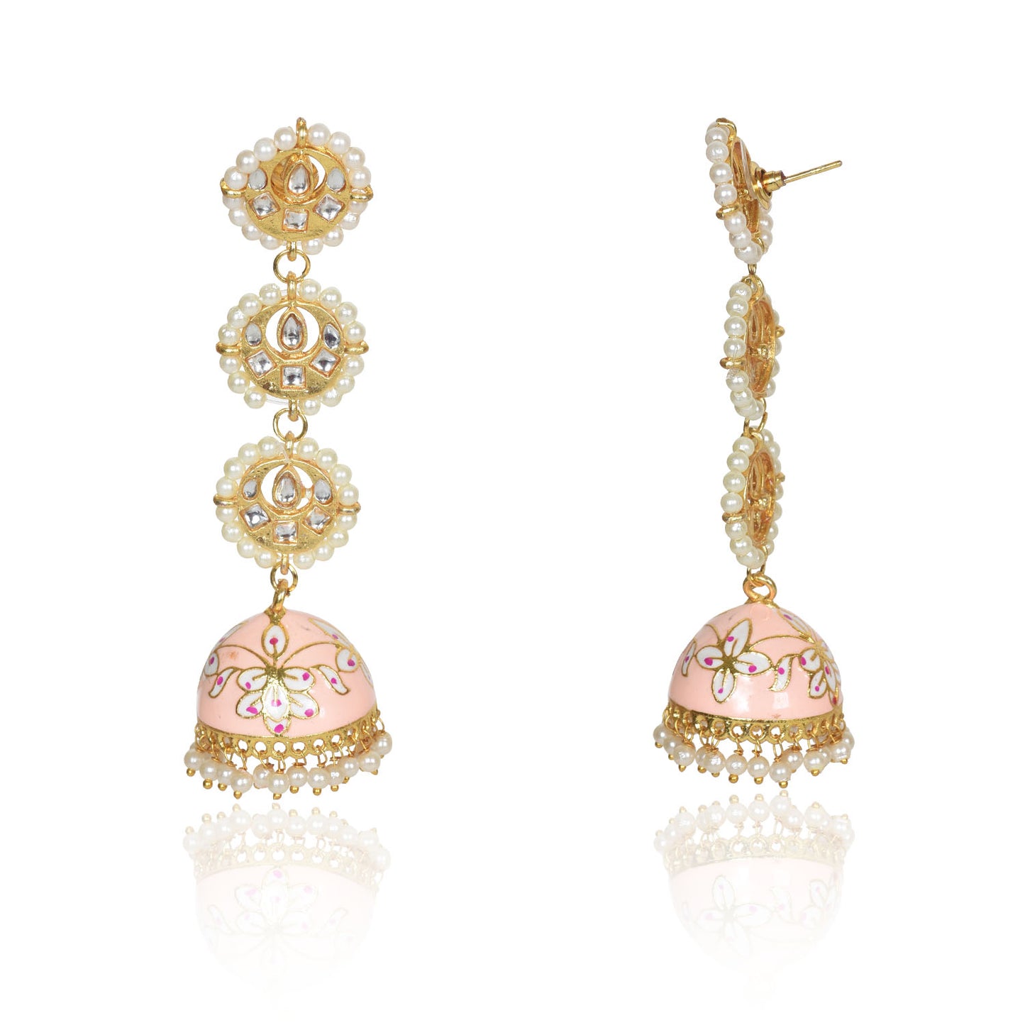 Handmade Kan Ka Jhumka Earrings | Designed for Traditional look Wedding Party