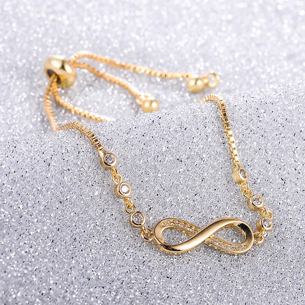 Nilu's Collection Copper Gold-plated Charm Bracelet