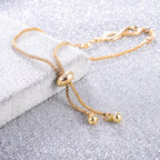 Nilu's Collection Copper Gold-plated Charm Bracelet