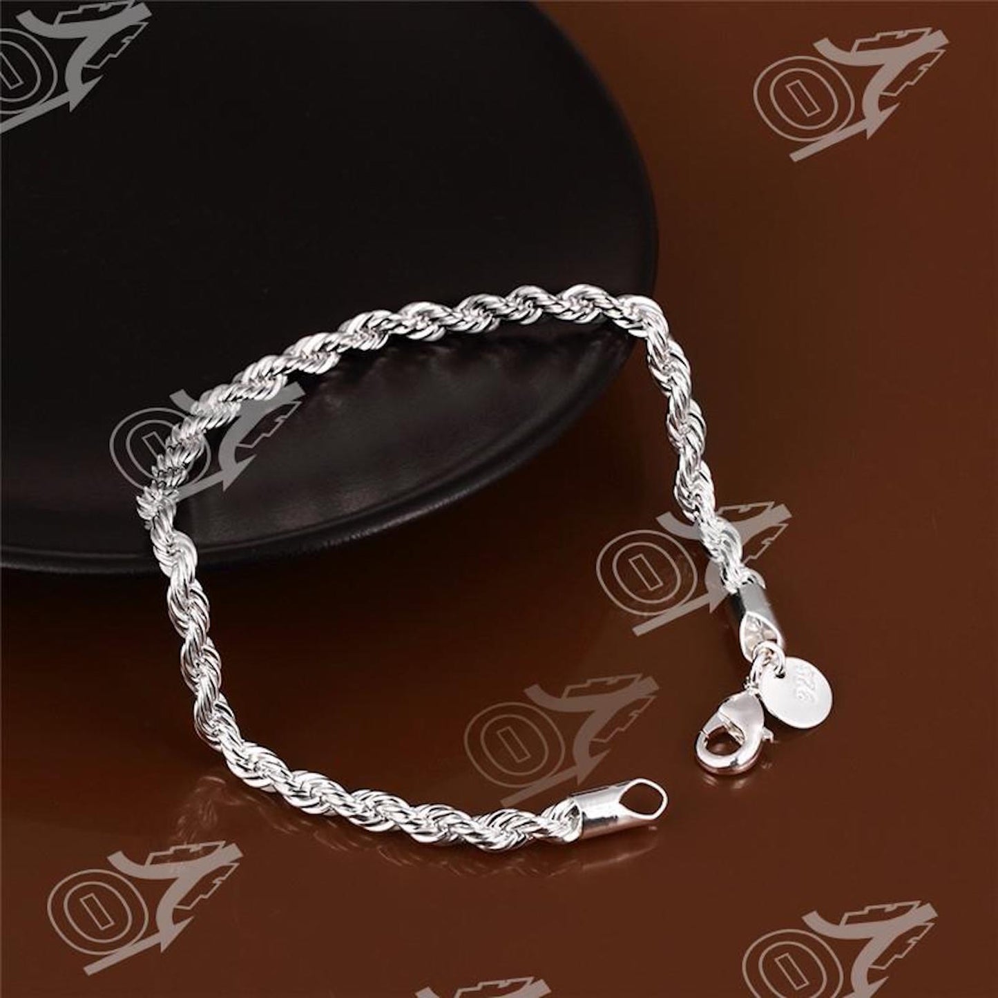 Sterling Silver Adjustable Charm Bracelet