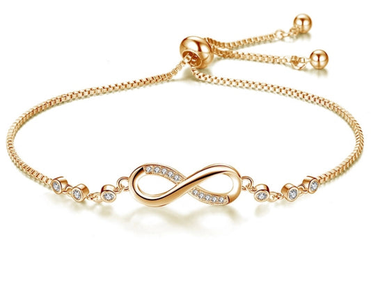 Nilu's Collection Copper Gold-plated Charm Bracelet