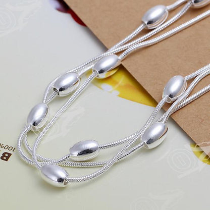 Alloy Silver Bracelet, Three Line Layered Bracelets for Girls | Light weight, Get the Stylish Look