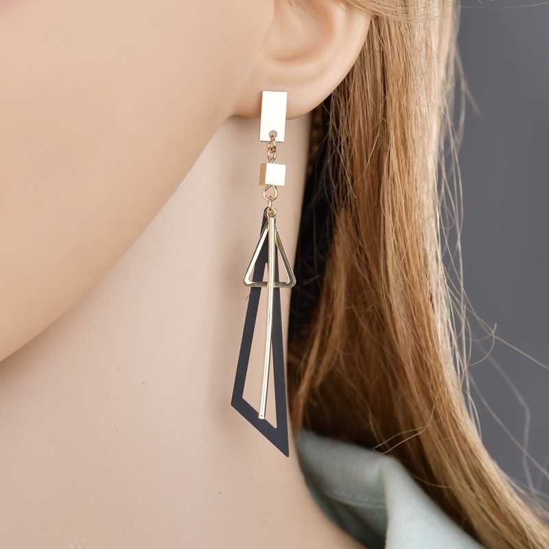 Geometric on sale triangle earrings